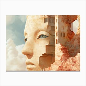 Woman'S Face 39 Canvas Print