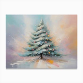 Abstract Christmas Tree 17 Canvas Print