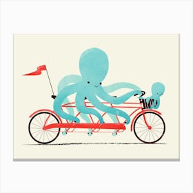 My Red Bike Canvas Print