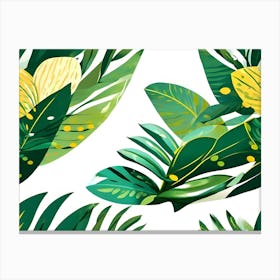 Tropical Leaves 3 Canvas Print