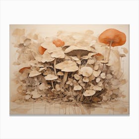 Mushrooms Canvas Print