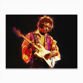 Spirit Of Jimi Hendrix Canvas Print