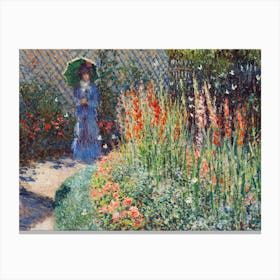 Claude Monet's Garden 1 Canvas Print