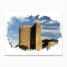 Maiden’S Tower, Baku, Azerbaijan Canvas Print