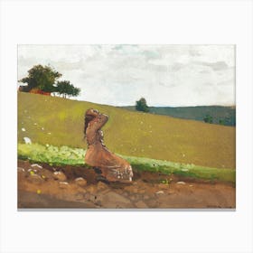 The Green Hill (1878), Winslow Homer Canvas Print