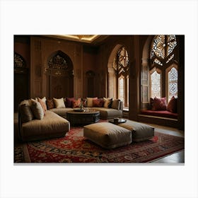 Islamic Living Room Canvas Print