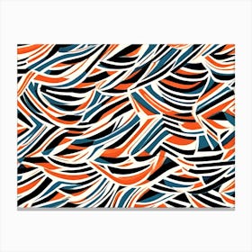 Abstract Zebra Pattern 1 Canvas Print
