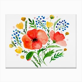 Red Poppies Canvas Print