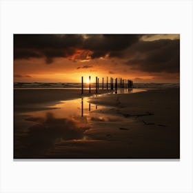 Sunset Shore 6 Canvas Print