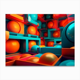 3d Art 1 Canvas Print