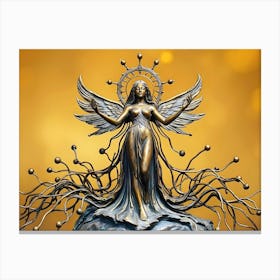 Angel Of The Forest Canvas Print