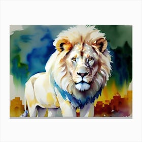 Lion Painting 108 Canvas Print