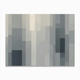 Abstract Background With Vertical Rectangles In Shades Of Gray, White And Black Canvas Print