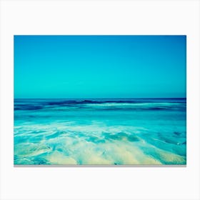 Blue Beach Canvas Print