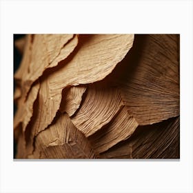 Crinkled Paper Featuring An Array Of Textured Patterns And Pronounced Creases Macro Photography Hi (1) 2 Canvas Print