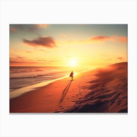 California Dreaming - Sunset Beach Canvas Print