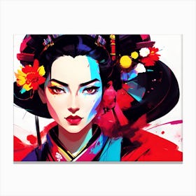 Geisha 124 Canvas Print