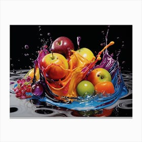 Fruit Splash 9 Canvas Print