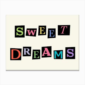 Sweet Dreams Canvas Print