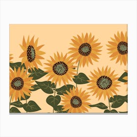 Sunflowers 1 Canvas Print