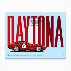 Ferrari Daytona GTB 4 Canvas Print