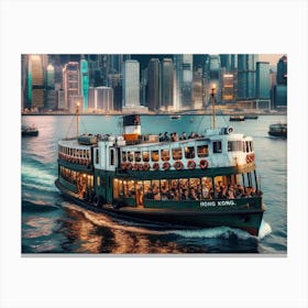 Hong Kong City Canvas Print