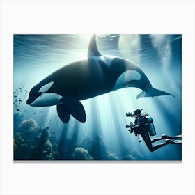 Orca Whale 2 Canvas Print