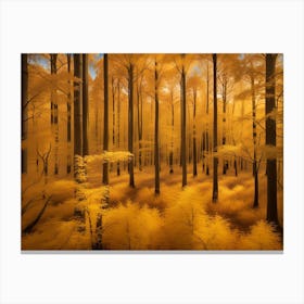 Autumn Forest 107 Canvas Print