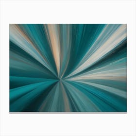 Abstract Image Of A Pattern Of Lines Converging Towards A Central Point Canvas Print