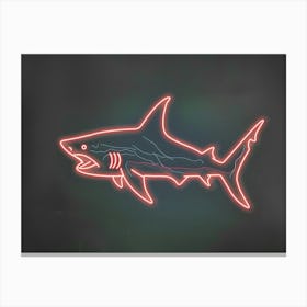 Neon Goblin Shark 7 Canvas Print