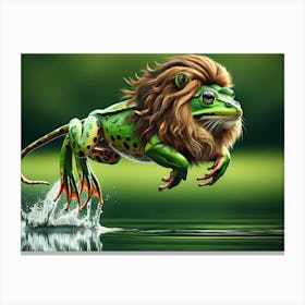 Froglion Canvas Print