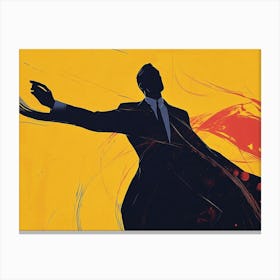 Man In Suit 4 Canvas Print