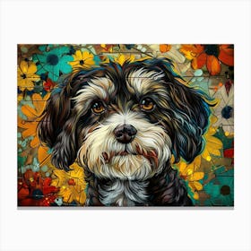 Havanese Fine Art Portrait 1 Canvas Print