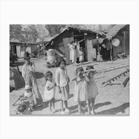 Mexican Children, San Juan, Texas By Russell Lee Canvas Print