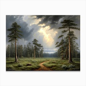 Path Through The Forest Canvas Print