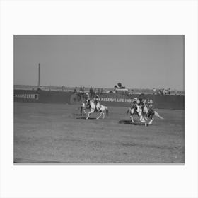 Untitled Photo, Possibly Related To Rodeo Scene At The San Angelo Fat Stock Show, San Angelo, Texas By Canvas Print