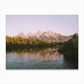 Grand Teton Mountains Canvas Print