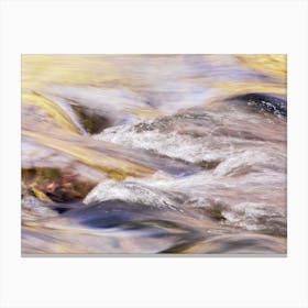 Flowing water abstract waterscape Canvas Print