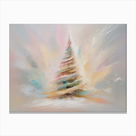 1Abstract Christmas Tree 19 Canvas Print