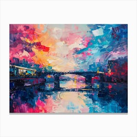 Bridge Over The River Canvas Print