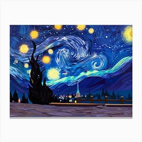 Starry Night 199 Canvas Print