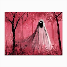 Ghost In The Woods 10 Canvas Print