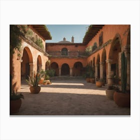 Hacienda Mexico  Canvas Print