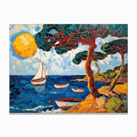 Contemporary Artwork Inspired By Andre Derain 8 Canvas Print