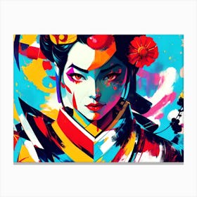 Geisha Girl 7 Canvas Print