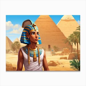 Egyptian King 3 Canvas Print