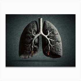 Smoked Lungs Canvas Print