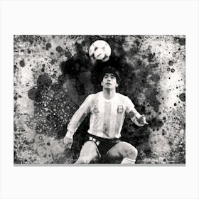 Diego Maradona Canvas Print