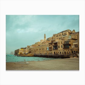 Old Jaffa On A Cloudy Day Canvas Print