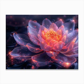 Lotus Flower 49 Canvas Print